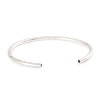 Bracelet Trollbeads Woman Bangle in Silver Ametista TAGBA-00022